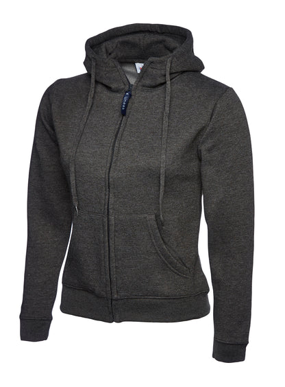 Uneek - Ladies Classic Full Zip Hooded Sweatshirt - UC505