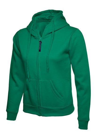 Uneek - Ladies Classic Full Zip Hooded Sweatshirt - UC505