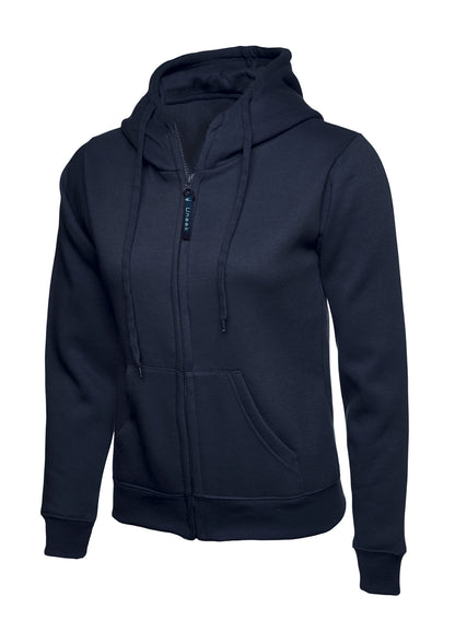 Uneek - Ladies Classic Full Zip Hooded Sweatshirt - UC505