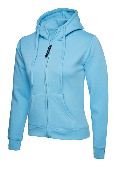 Uneek - Ladies Classic Full Zip Hooded Sweatshirt - UC505