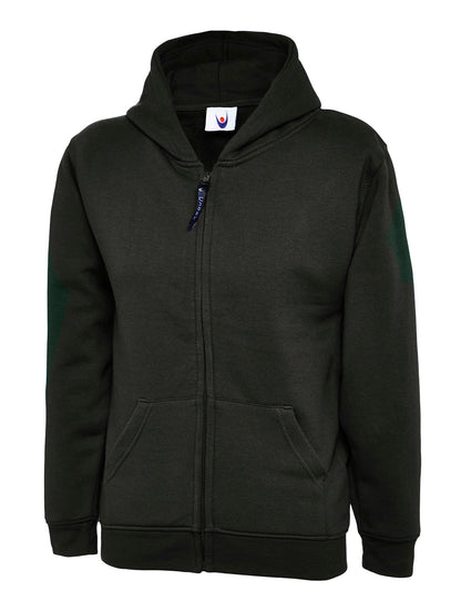 Uneek - Childrens Classic Full Zip Hooded Sweatshirt - UC506