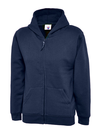 Uneek - Childrens Classic Full Zip Hooded Sweatshirt - UC506