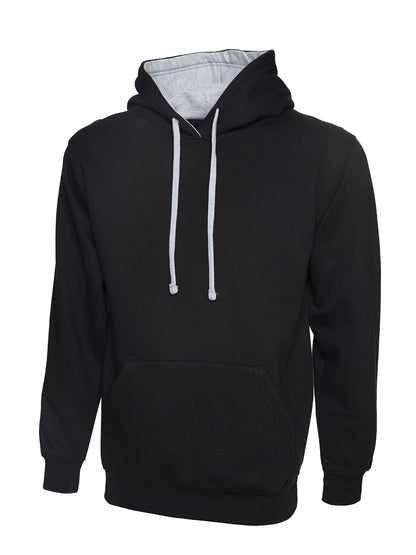 Uneek - Contrast Hooded Sweatshirt  - UC507