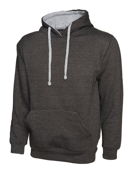 Uneek - Contrast Hooded Sweatshirt  - UC507