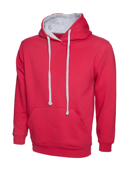 Uneek - Contrast Hooded Sweatshirt  - UC507
