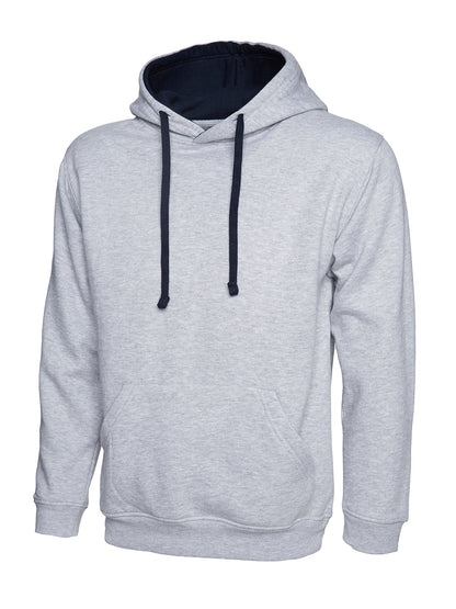 Uneek - Contrast Hooded Sweatshirt  - UC507