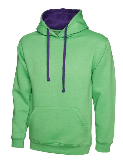Uneek - Contrast Hooded Sweatshirt  - UC507