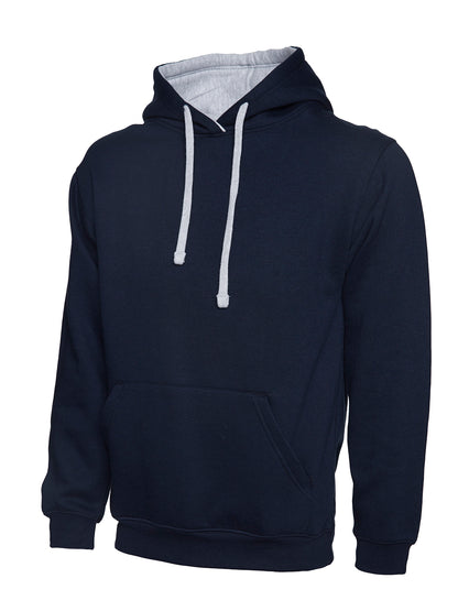 Uneek - Contrast Hooded Sweatshirt  - UC507