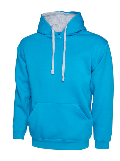 Uneek - Contrast Hooded Sweatshirt  - UC507