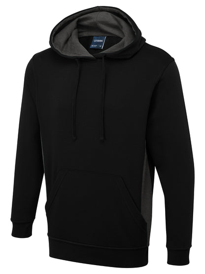 Uneek - Two Tone Hooded Sweatshirt - UC517