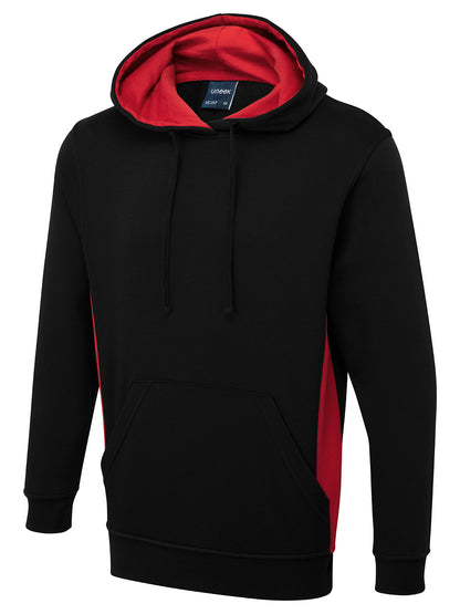 Uneek - Two Tone Hooded Sweatshirt - UC517