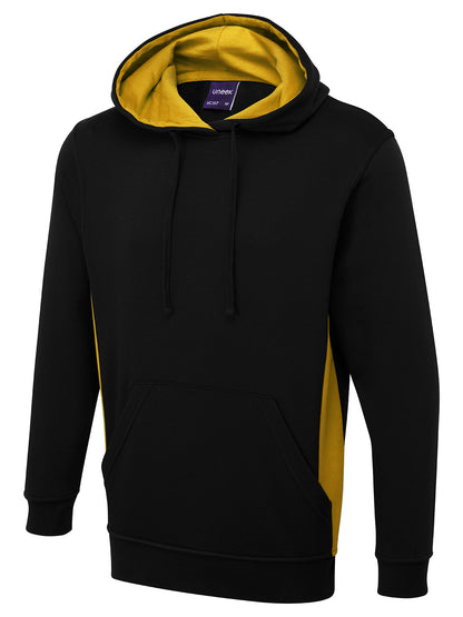 Uneek - Two Tone Hooded Sweatshirt - UC517