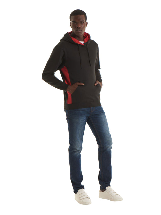 Uneek - Two Tone Hooded Sweatshirt - UC517