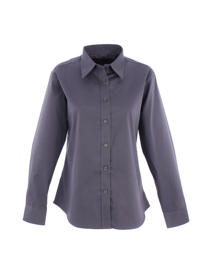 Uneek - Ladies Pinpoint Oxford Full Sleeve Shirt - UC703