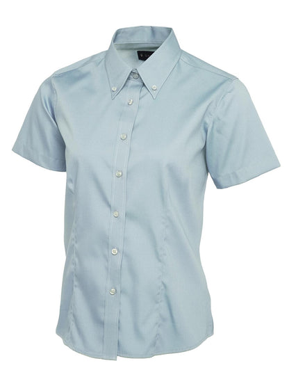 Uneek - Ladies Pinpoint Oxford Half Sleeve Shirt - UC704