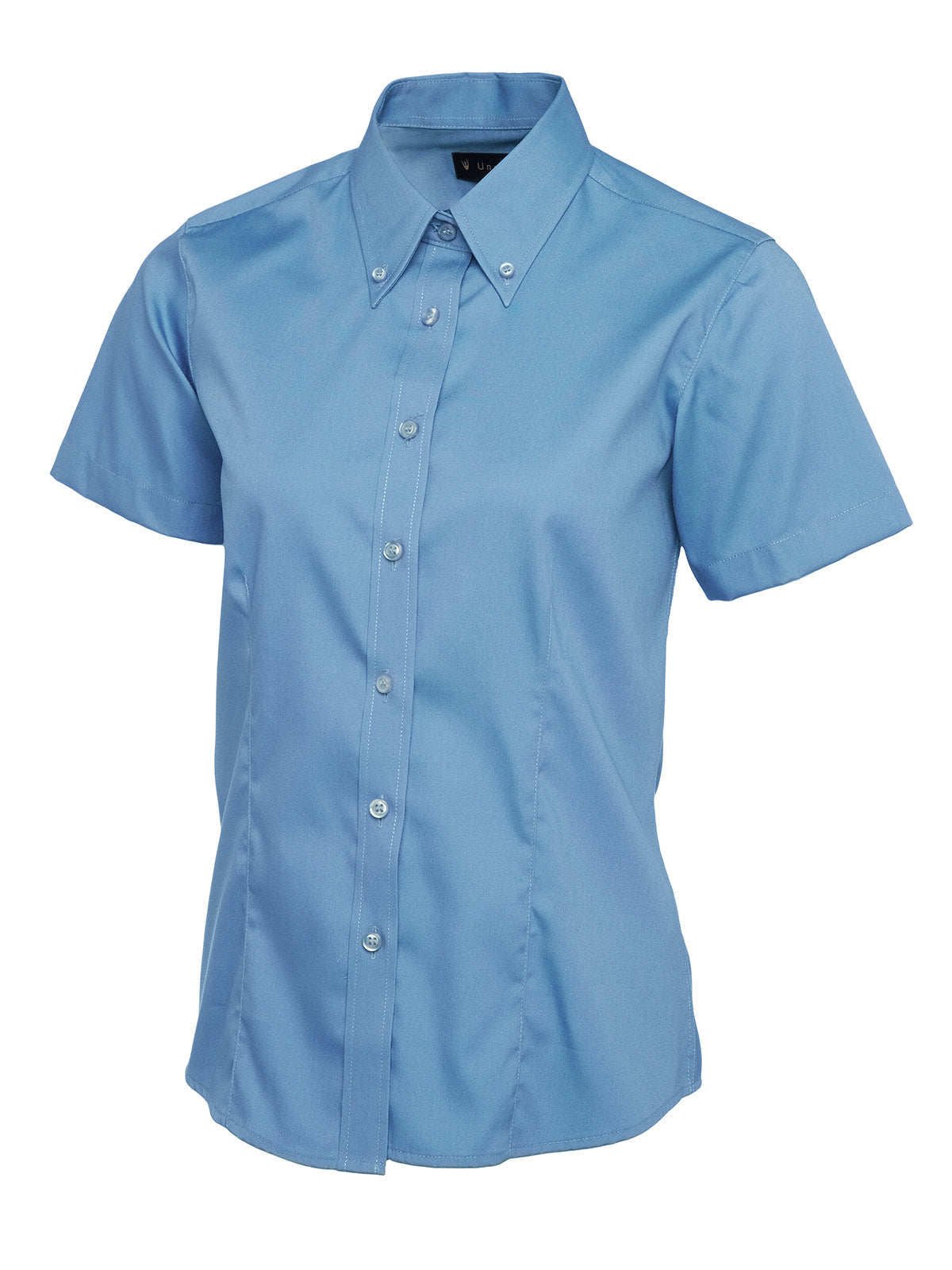 Uneek - Ladies Pinpoint Oxford Half Sleeve Shirt - UC704
