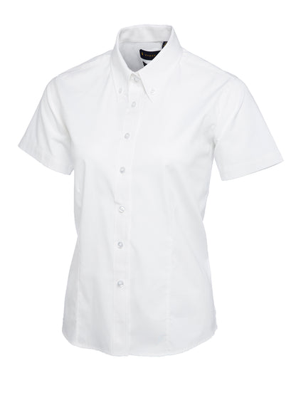 Uneek - Ladies Pinpoint Oxford Half Sleeve Shirt - UC704