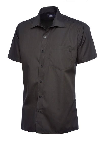 Uneek - Mens Poplin Half Sleeve Shirt - UC710