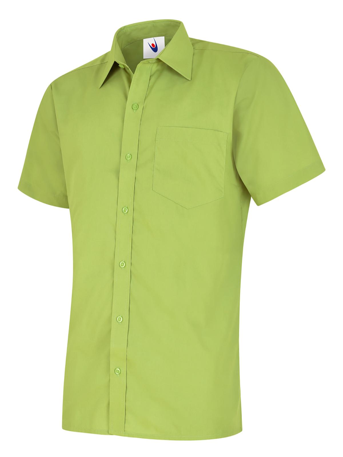 Uneek - Mens Poplin Half Sleeve Shirt - UC710