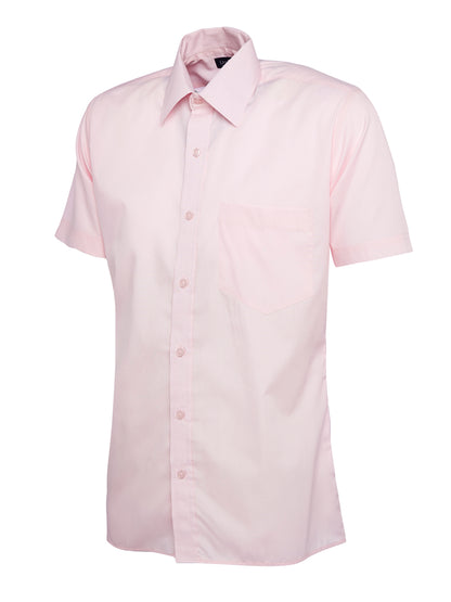 Uneek - Mens Poplin Half Sleeve Shirt - UC710