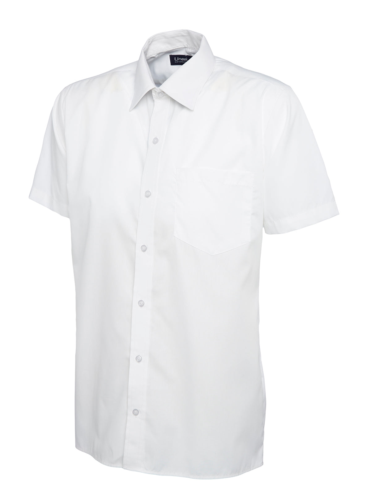 Uneek - Mens Poplin Half Sleeve Shirt - UC710