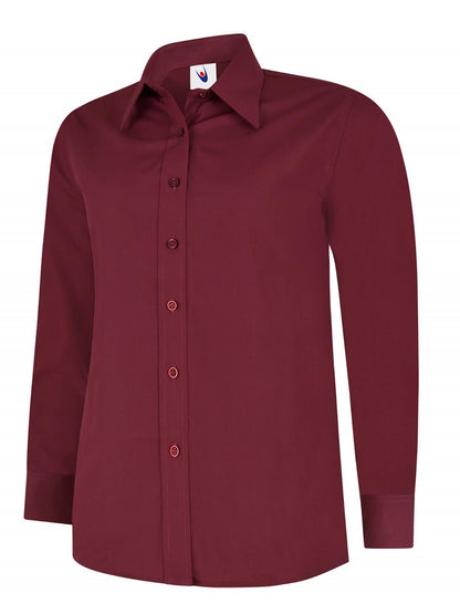 Uneek - Ladies Poplin Full Sleeve Shirt - UC711