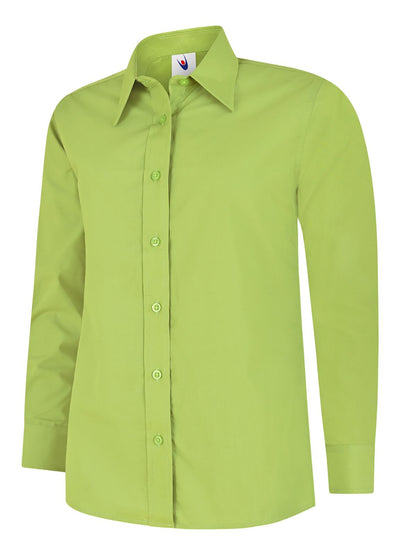 Uneek - Ladies Poplin Full Sleeve Shirt - UC711