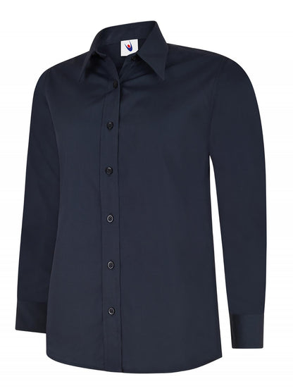 Uneek - Ladies Poplin Full Sleeve Shirt - UC711