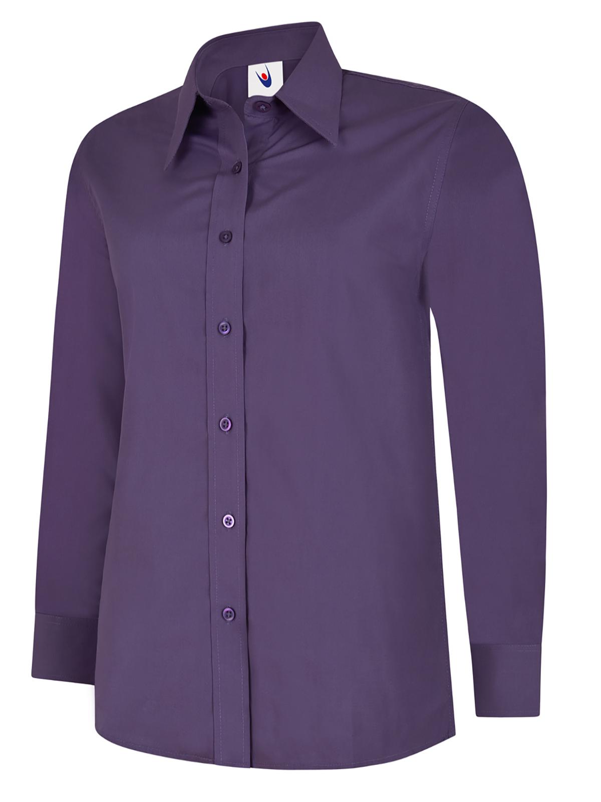 Uneek - Ladies Poplin Full Sleeve Shirt - UC711