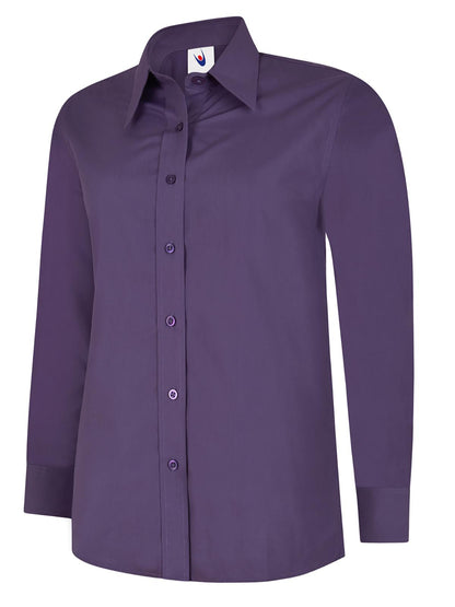 Uneek - Ladies Poplin Full Sleeve Shirt - UC711