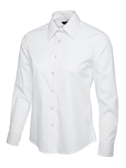 Uneek - Ladies Poplin Full Sleeve Shirt - UC711