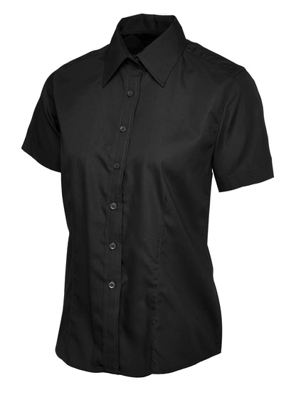 Uneek - Ladies Poplin Half Sleeve Shirt - UC712