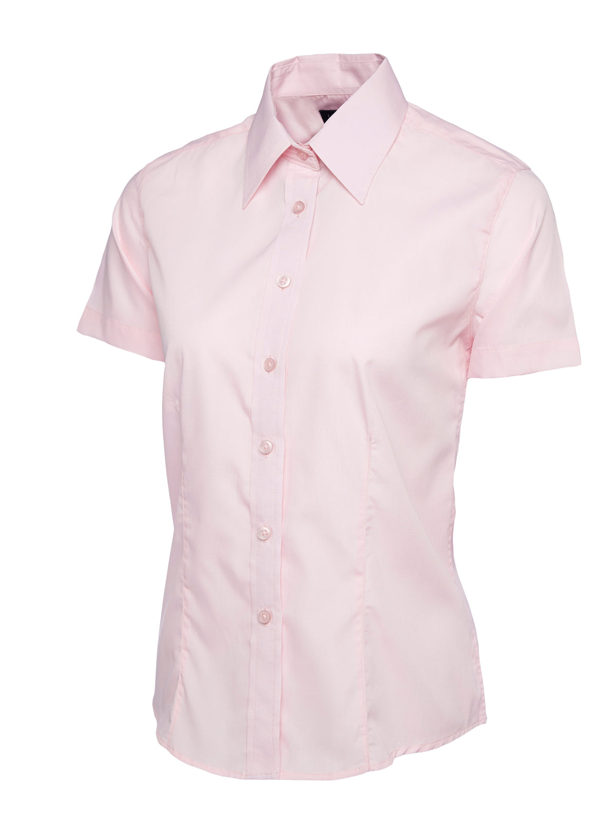 Uneek - Ladies Poplin Half Sleeve Shirt - UC712