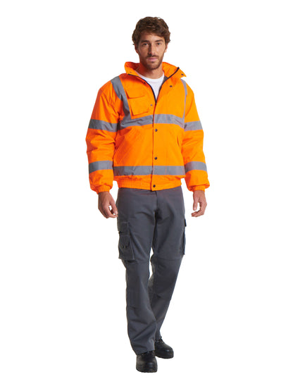 Uneek - Hi Vis Bomber Jacket - UC804
