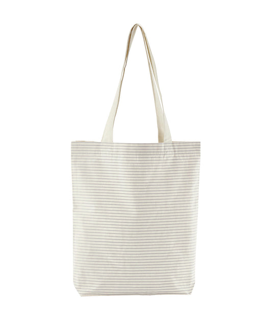 Westford Mill - Striped organic cotton tote - WM251