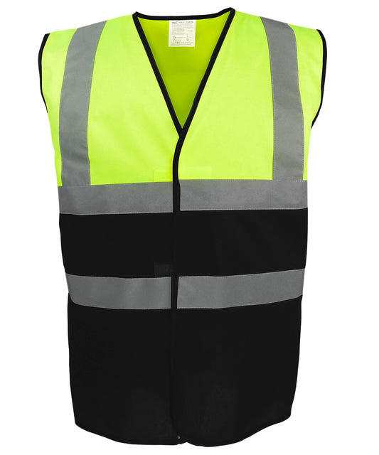 Yoko - Hi-vis two-tone waistcoat (HVW122) - YK107